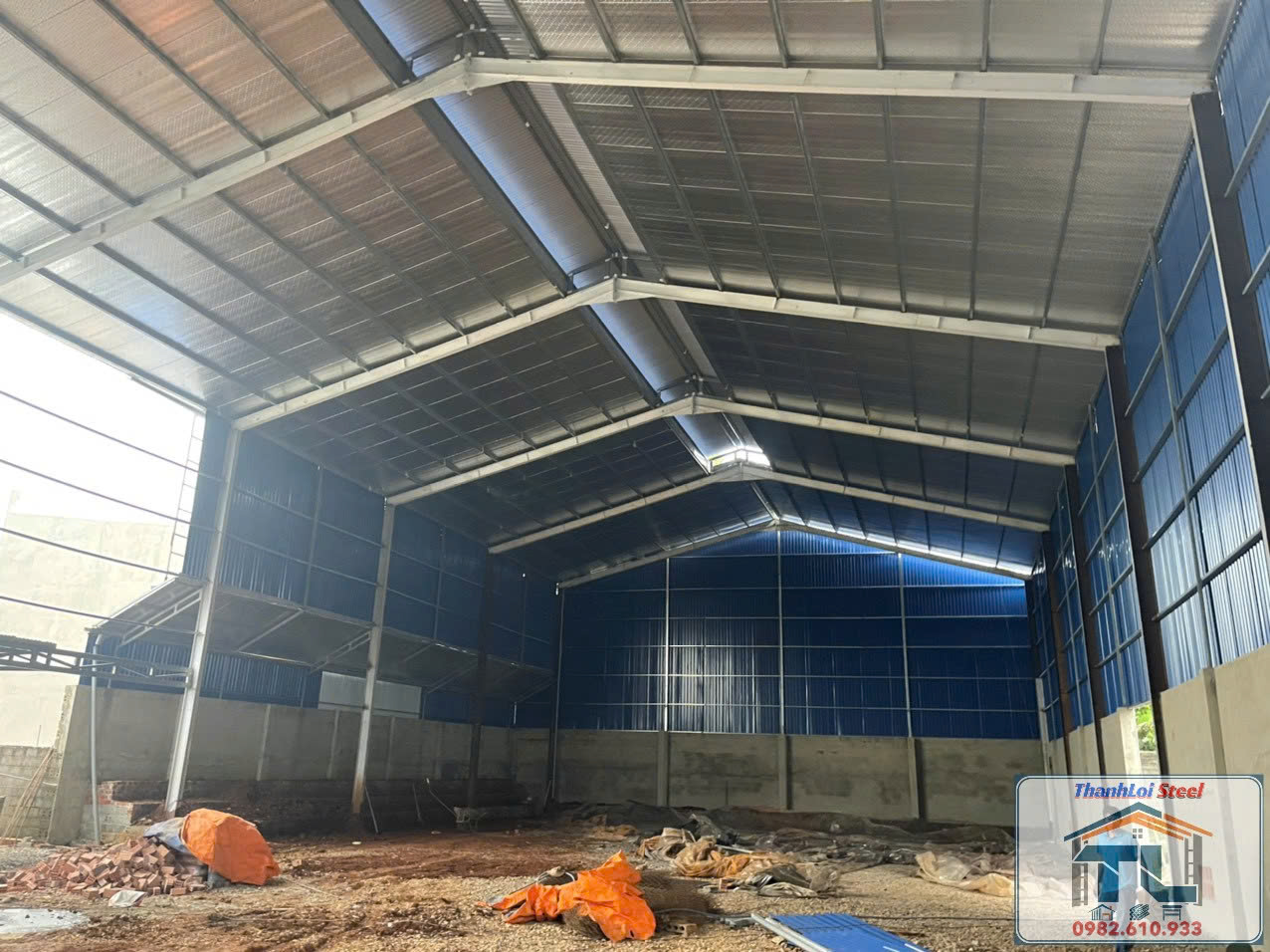 Thi công lắp dựng nhà khung thép - Hộ Kinh Doanh Cửa Hàng Kinh Doanh Dịch Vụ Thành Lợi